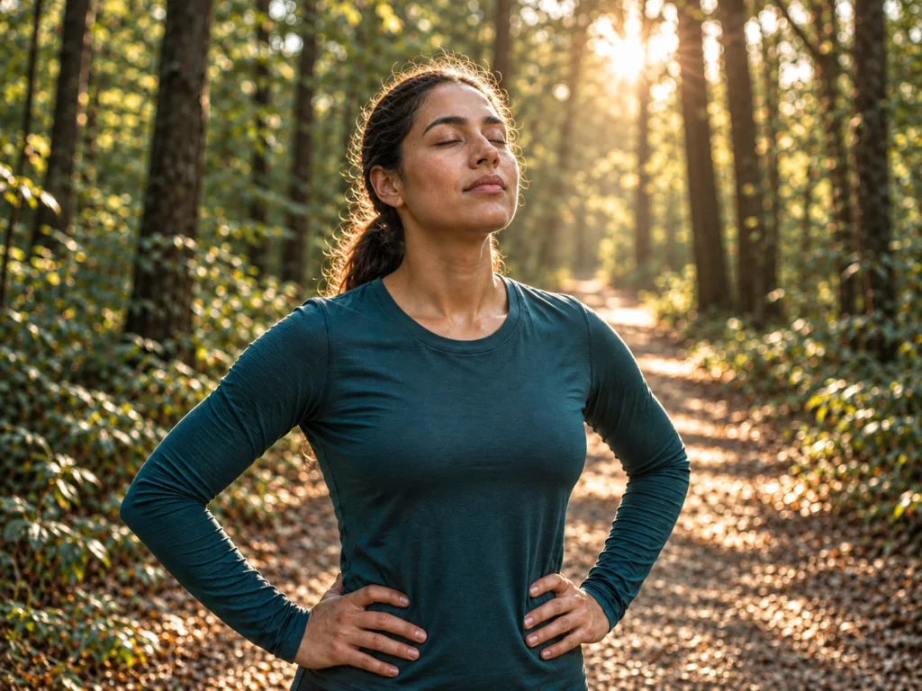 chica en la naturaleza
